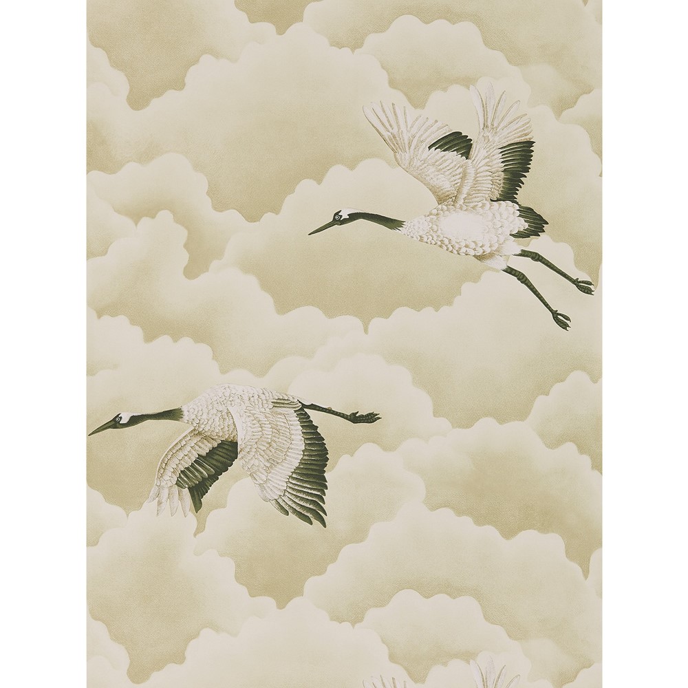 Cranes in Flight Wallpaper 111231 by Harlequin in Pebble Grey